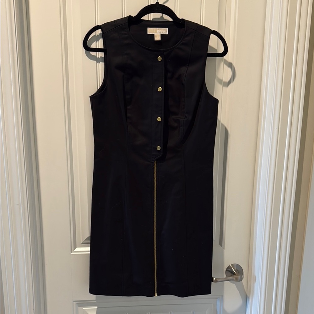 Michael Kors Black Sheath Mini Dress